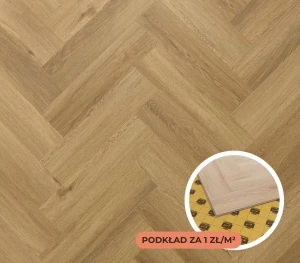 Vinylové podlahy ARBITON Amaron Herringbone Dub Burbon + podložka za 1 Kč AKCE
