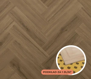 Vinylové panely ARBITON Amaron Herringbone Dub Rochester + podložka za 1 Kč AKCE