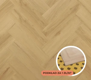 Vinylová podlaha ARBITON Amaron Herringbone Dub Virgin + podložka za 1 Kč AKCE
