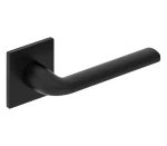 Kliky na čtvercové rozetě Metal-Bud Rumba Fit - matná mosaz (1) (1)