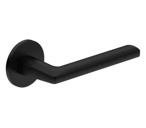 Dveřní klika s kulatou rozetou Metal-Bud Nova - zlatý mat (1) (1) (1)